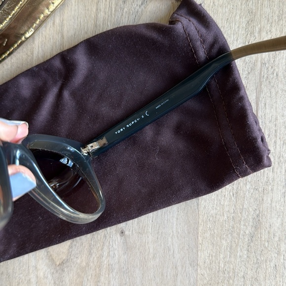 Authentic Tory Burch Olive Green sunglasses cat eye - Picture 3 of 10